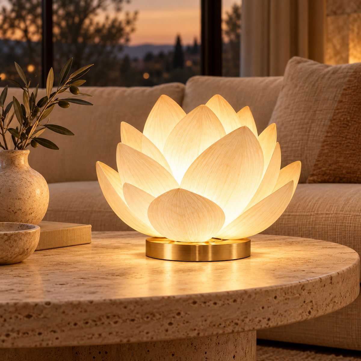 UOUOUOW™ Petalume Sculptural Petal Table Lamp