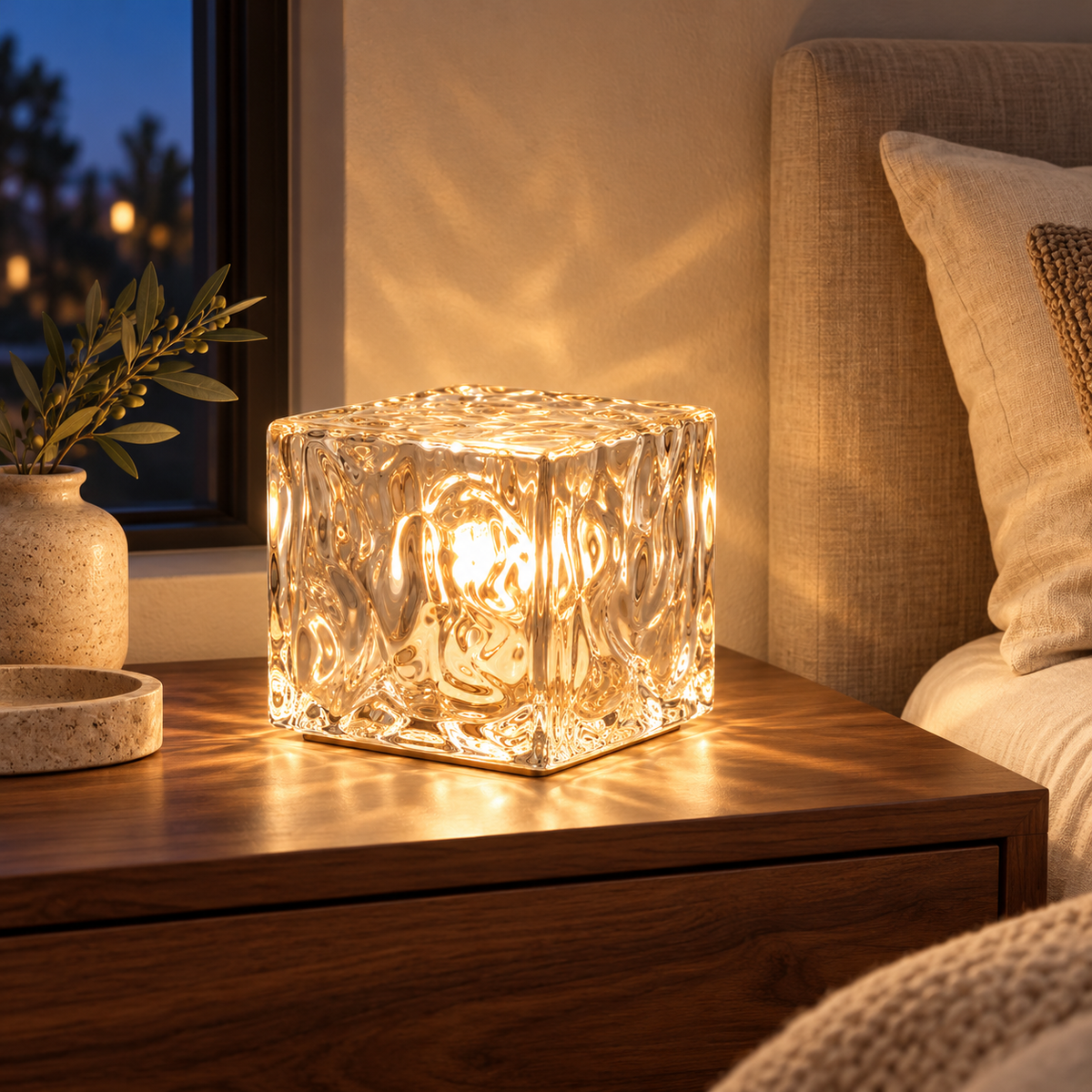 UOUOUOW™ Tideglass Water Ripple Ambient Lamp
