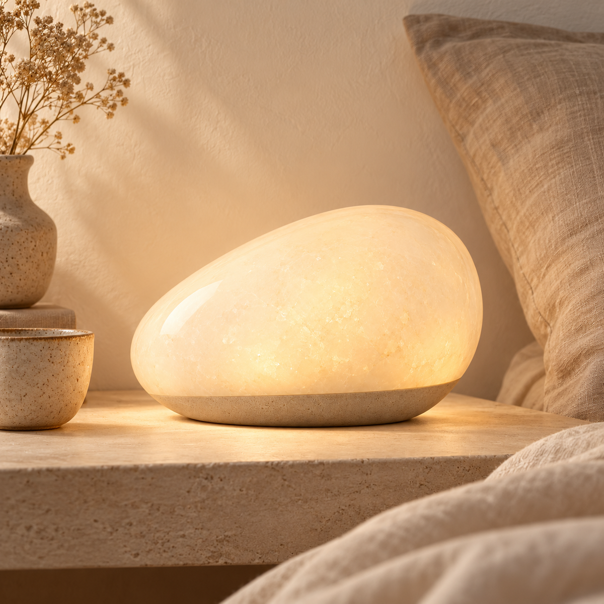 UOUOUOW™ Pebblo Pebble Touch Table Lamp
