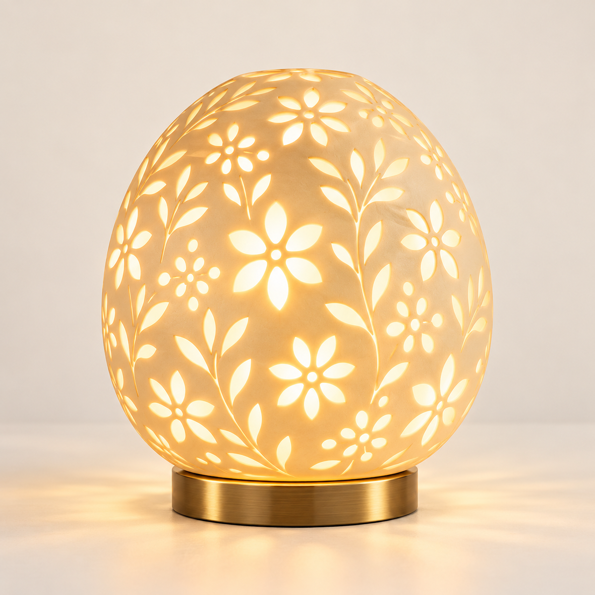 UOUOUOW Bloomveil Floral Shadow Table Lamp